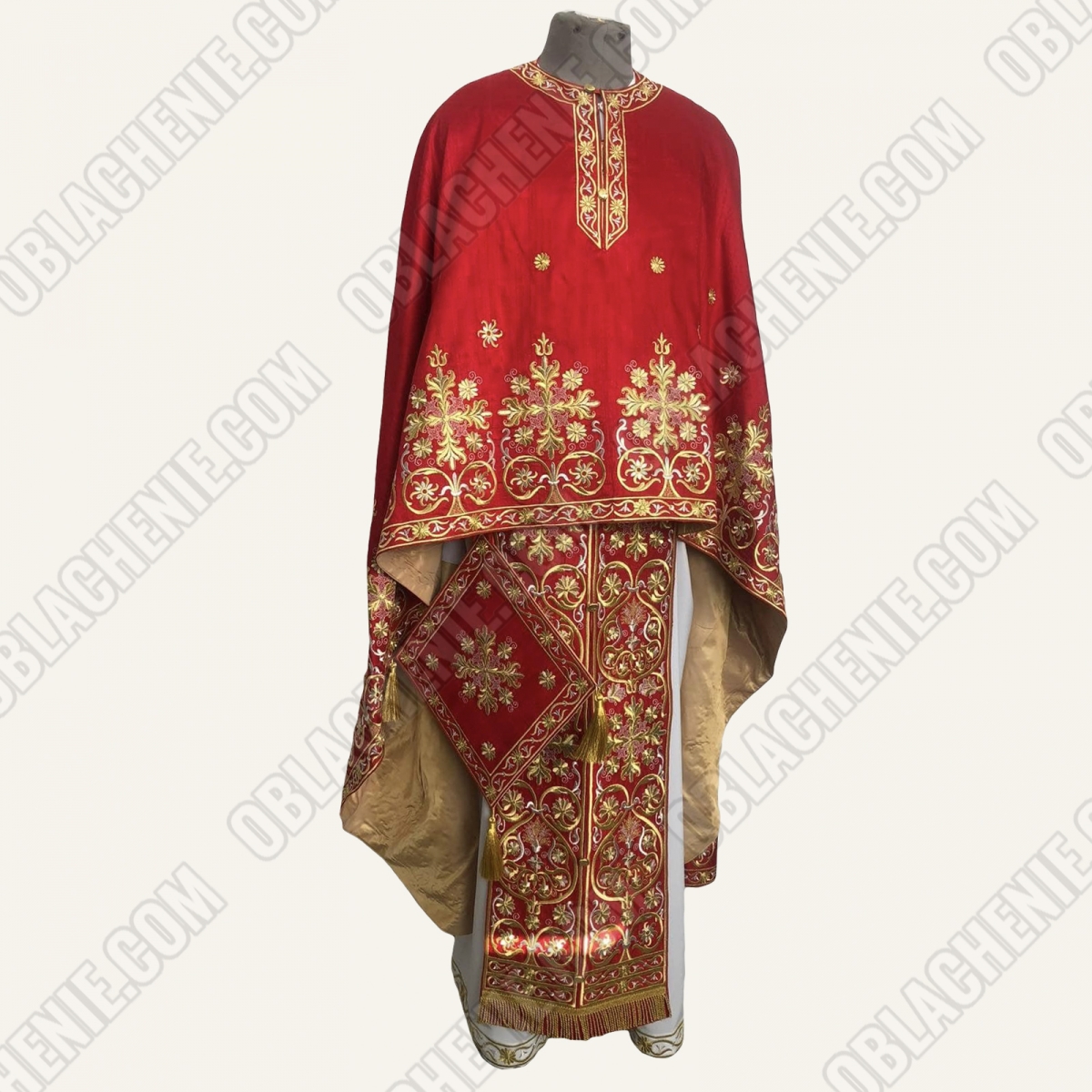 EMBROIDERED PRIEST'S VESTMENTS 12037