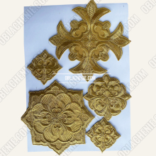 Embroidered crosses 12229