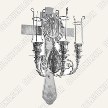 Paschal three candle-holder 12700