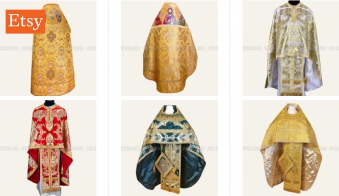 Buy orthodox vestments on Etsy